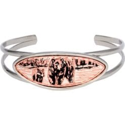 Cub and bear wire bracelet, wholesale handcrafted bracelets