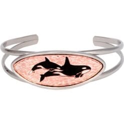 Killer whale wire bracelet, wholesale handcrafted bracelets