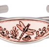 Buy silver wire bracelets decorated with handcrafted dragonfly copper artwork