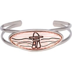 Inukshuk wire bracelet, wholesale handcrafted bracelets