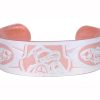 Wholesale Embossed Copper Bracelets, Native Haida Eagle and Salmon Copper Bracelets