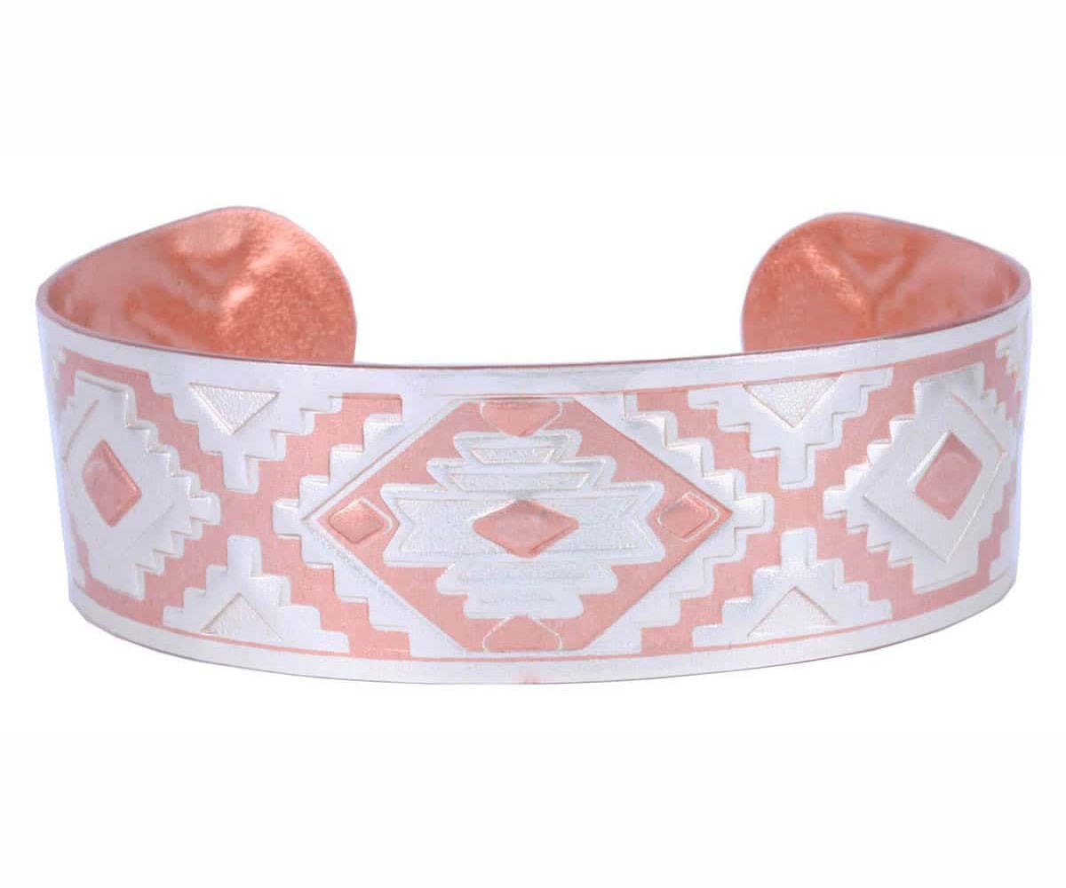 Women's Copper Embossed Butterfly Bracelets, Copper Jewelry