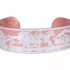 Buy Western Style Wild Horse Embossed Copper Bracelets