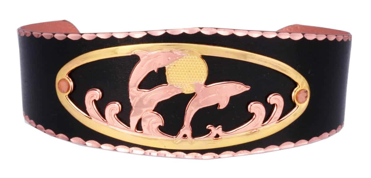 Buy black patina embellished with delicate cut out dolphin Buy black patina embellished with delicate cut out dolphin