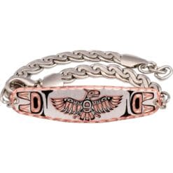 Wearing this elegant Native Haida Thunderbird chain bracelets will get everyone's admiration