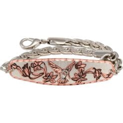 Flowers and hummingbird chain bracelets that is not only pretty but also fun to wear