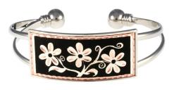 Purchase black background flower wire bracelets that is not only pretty but also fun to wear