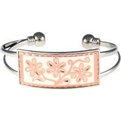 Silver plated copper flower wire bracelets will definitely get you compliments