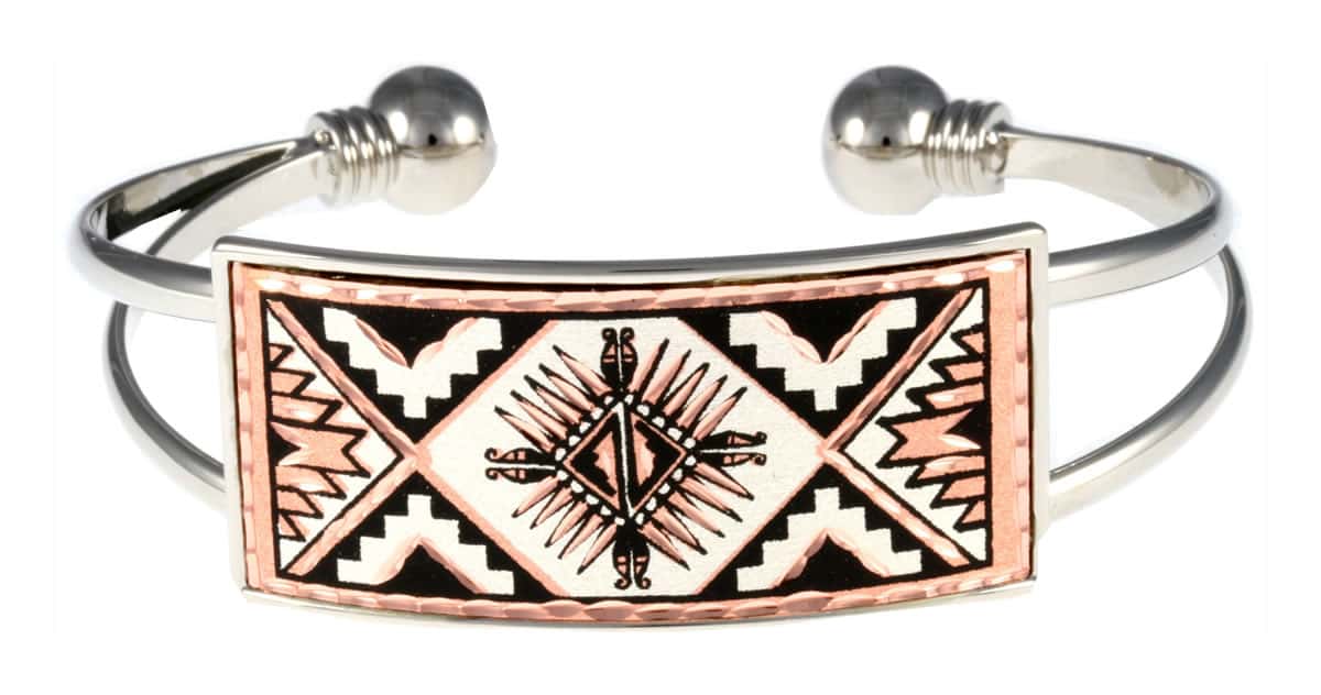 Native Sunburst Wire Bracelet, Handmade Unique Bracelets Wholesale