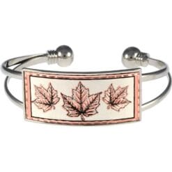 Purchase breathtaking maple leaves wire bracelet now!