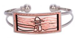 Inukshuk wire bracelet, wholesale handmade unique bracelets
