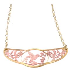 Cut Out Hummingbird Choker Necklaces