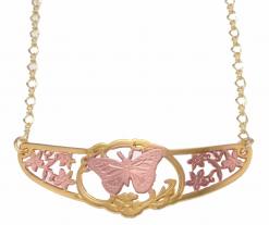 Buy Unique Butterfly Choker with Gold-filled Chains