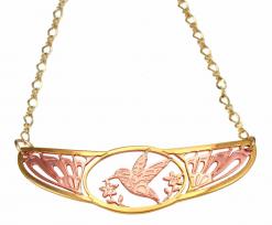 Unique Choker Necklaces Created in Native Hummingbird Design