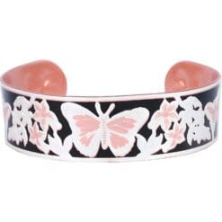 Embossed Copper Butterfly Bracelets for Women