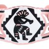 Kokopelli Native American filigree bracelet handmade from copper silver-plated and diamond cut to sparkle