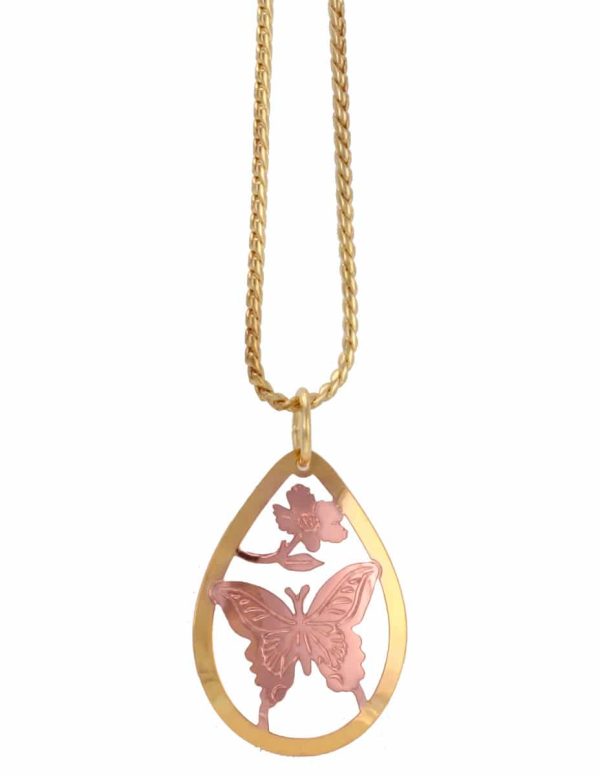 Handmade Butterfly Jewelry Necklace