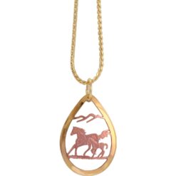 Cut Out Horse Jewelry Necklaces