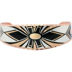 Art nouveau bracelet handmade from copper will evoke delighted admiration
