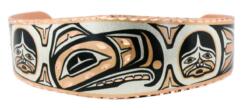 Wearing Native Haida totem eagle bracelet will make you feeling intelligent
