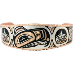 Native Haida totem eagle bracelet, the perfect choice for you!