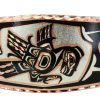 Wearing this Native Native Haida salmon and eagle bracelet will make you feeling intelligent