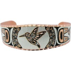 Native Haida hummingbird bracelet different from any handmade jewelry you ever had