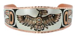 Purchase this Native Haida Thunderbird bracelet for a sophisticated look
