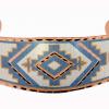 Unique teal blue Southwest Native bracelet
