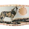 Elegant, pleasingly graceful and stylish howling wolf bracelet