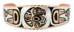 Northwest Native Haida eagle bracelet, not only pretty but also fun to wear