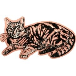 Cute lyin cat brooch