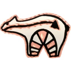 Copper Fetish Bear Brooch