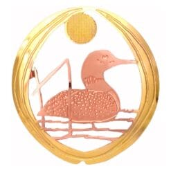 Cut Out Gorgeous Loon Brooch