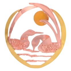 Canadian Wildlife Jewelry, Loons Brooch