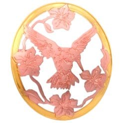 Delicate Hummingbird Brooch for Nature Loving Women