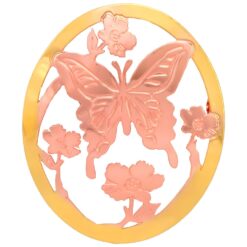 Cut Out Butterfly Brooches in Copper and Gold Colors