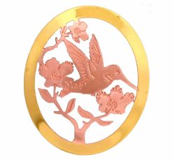 Hummingbird Brooch Handmade in Fine Quality