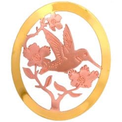 Treat yourself to effortlessly stylish unique hummingbird brooch