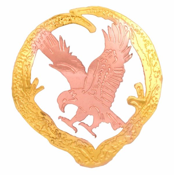 Unique American Bald Eagle Brooch