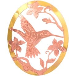 Cut Out Northwest Native Hummingbird Brooch