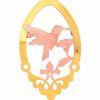 Cut Out Hummingbird Brooch