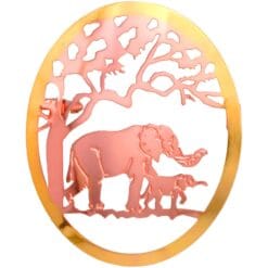 Buy Elephant Brooch Made by Cut Out African Wildlife Scene