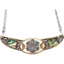 Sun Totem Haida Chokers Decorated with Abalone Shells
