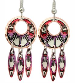 Dangle Healing Hands Native Earrings