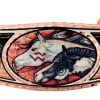 Buy colorful American Indian warhorses bracelets designed by Lynn Bean