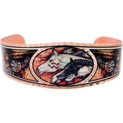 Wearing this American Indian warhorses bracelet by Copper Reflections will get everyone's admiration