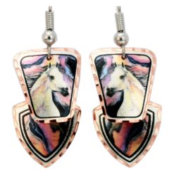 Buy colorful lightning horse earrings that will be the envy of everyone
