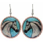 Stallion Horse Head Earrings