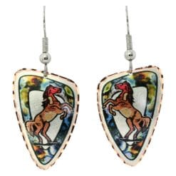 Mesmerize all your friends by wearing these painted horse earrings